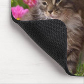 Golden Retriever Puppy und Kitten Mouse Pad Mousepad (Ecke)