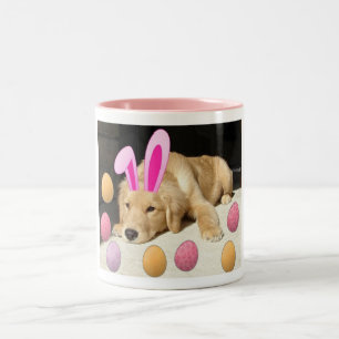 Golden Retriever Puppy Zweifarbige Tasse