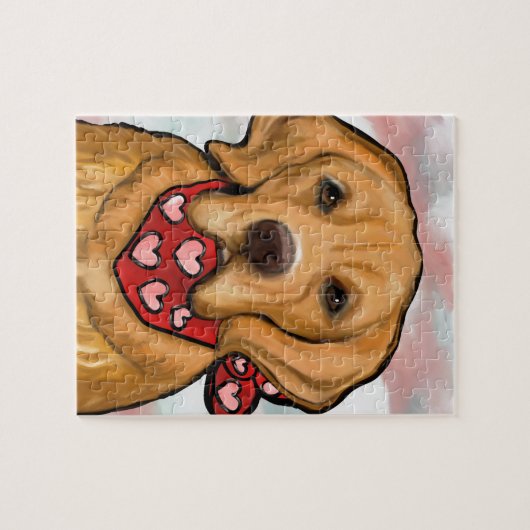 Golden Retriever Puzzle (Horizontal)