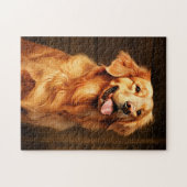 Golden Retriever Puzzle (Horizontal)