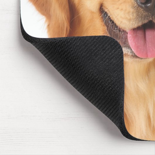 Golden Retriever Red Liebe Welpe Dog Portrait Mousepad (Ecke)