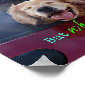 Golden Retriever Reisefreundschaft Poster (Ecke)