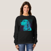 Golden Retriever Retro Sweatshirt (Vorne ganz)