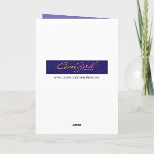 Golden Retriever riecht nach einem alten Menschen Karte (Rückseite)