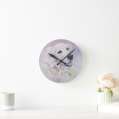 Golden Retriever Runde Wanduhr (Zuhause)