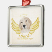 Golden Retriever Runde Weihnachtsschmuck (Links)