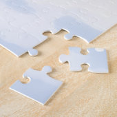 Golden Retriever Rustic Cabin Santa Hat Christmas Puzzle (Seite)