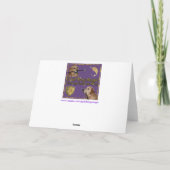 Golden Retriever Sailor Geburtstag Karte (Rückseite)