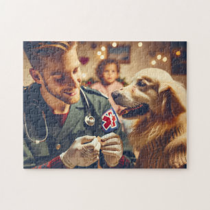 Golden Retriever Sanitäter Hunde Liebhaber Geschen Puzzle