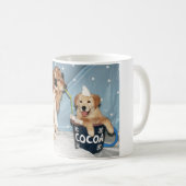 Golden retriever-Schale Kakao Kaffeetasse (VorderseiteRechts)