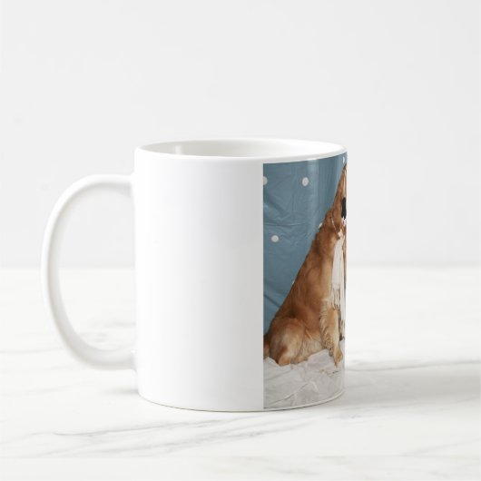 Golden retriever-Schale Kakao Kaffeetasse (Links)