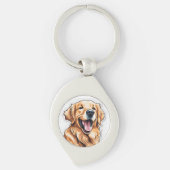 Golden Retriever Schlüsselanhänger (Vorderseite)