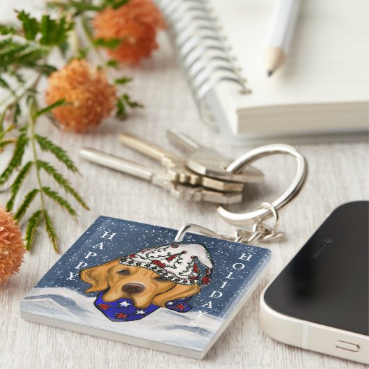 Golden Retriever Schlüsselanhänger (Vorderseite rechts)