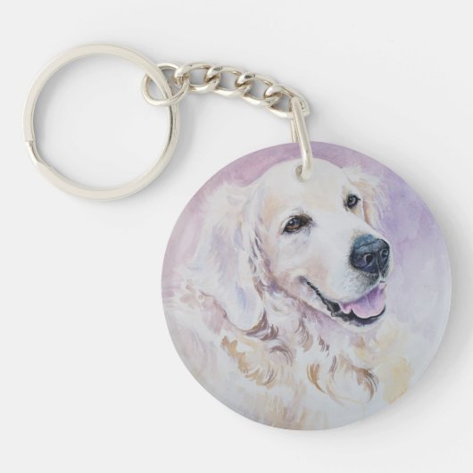 Golden retriever schlüsselanhänger (Vorderseite)