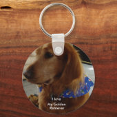 Golden Retriever Schlüsselanhänger (Vorderseite)