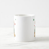 Golden Retriever Schneemann hässlicher Pullover Ur Kaffeetasse (Mittel)