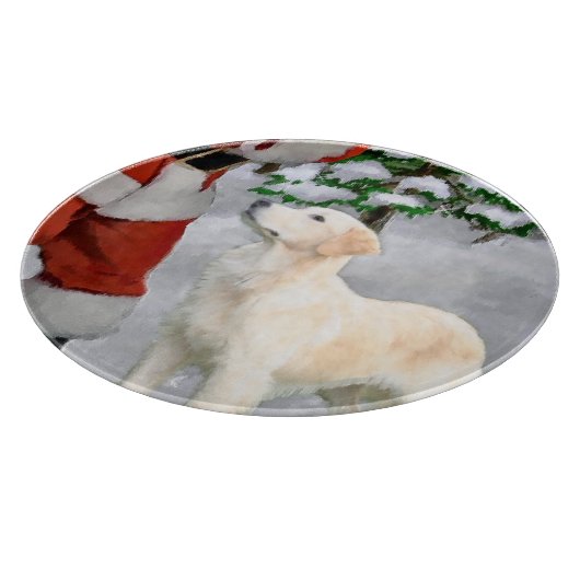 Golden Retriever Schneidebrett (Ecke)