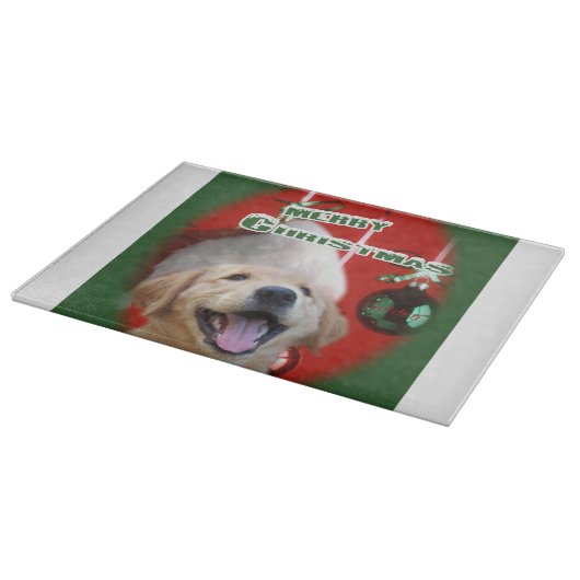 Golden Retriever Schneidebrett (Ecke)