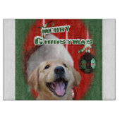 Golden Retriever Schneidebrett (Vorderseite)