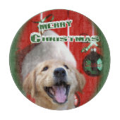 Golden Retriever Schneidebrett (Vorderseite)