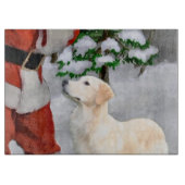 Golden Retriever Schneidebrett (Vorderseite)