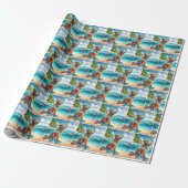 Golden Retriever Scuba Diver Geschenkpapier (Ungerollt)