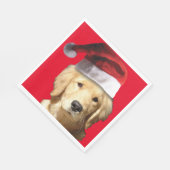 Golden Retriever Serviette (Ecke)