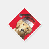 Golden Retriever Serviette (Ecke)
