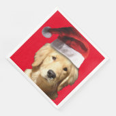 Golden Retriever Serviette (Ecke)