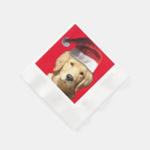Golden Retriever Serviette (Ecke)
