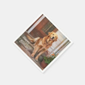 Golden Retriever Serviette (Ecke)