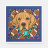 Golden Retriever Serviette (Vorderseite)