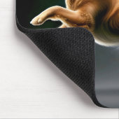 Golden Retriever Shatter einen Tablet-Bildschirm Mousepad (Ecke)