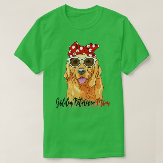 Golden Retriever Shirt Golden Retriever Mama Banda (Design vorne)
