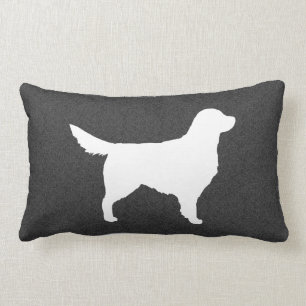 Golden Retriever-Silhouette Lendenkissen