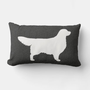 Golden Retriever-Silhouette Lendenkissen