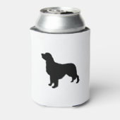 Golden Retriever Silhouette Liebe Hunde Dosenkühler (Kanne Rückseite)
