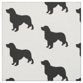 Golden Retriever Silhouette Liebe Hunde Stoff (Muster)