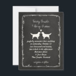 Golden Retriever Silhouetten Hochzeit Einladung<br><div class="desc"></div>