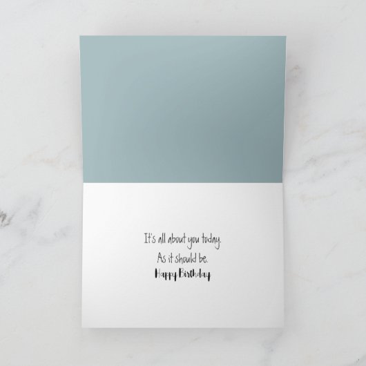 Golden Retriever sitzend vor dem Lüfter Karte (Innenseite)