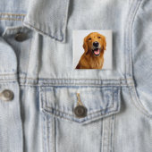 Golden Retriever Smile Button (Beispiel)