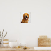 Golden Retriever Smile Poster (Küche)