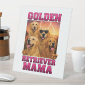 Golden Retriever Sockelschild (In Situ)