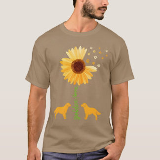 Golden Retriever Sonnenblume Frauen Hunde Mutter F T-Shirt