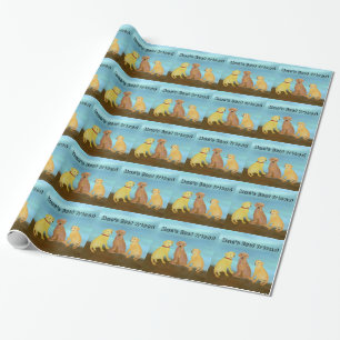 Golden retriever-Sonnenschein Geschenkpapier