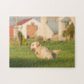 Golden retriever-Spannvorrichtung sah Puzzlespiel Puzzle (Horizontal)