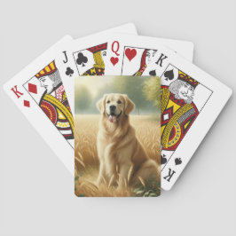 Golden Retriever Spielkarten