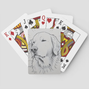 Golden Retriever Spielkarten