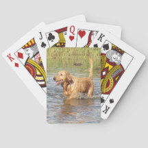 Golden Retriever Spielkarten