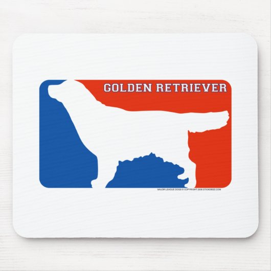 Golden retriever-Spielklasse-Hund Mousepad (Vorne)